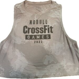 NOBULL Cream Camouflage CrossFit Games Tank Size L
